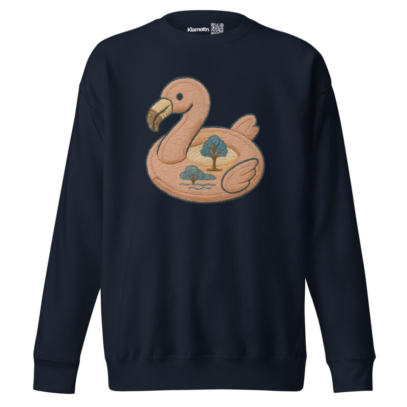 Flamingo Oase Unisex-Premium-Pullover – Sweatshirts – klamottn.de