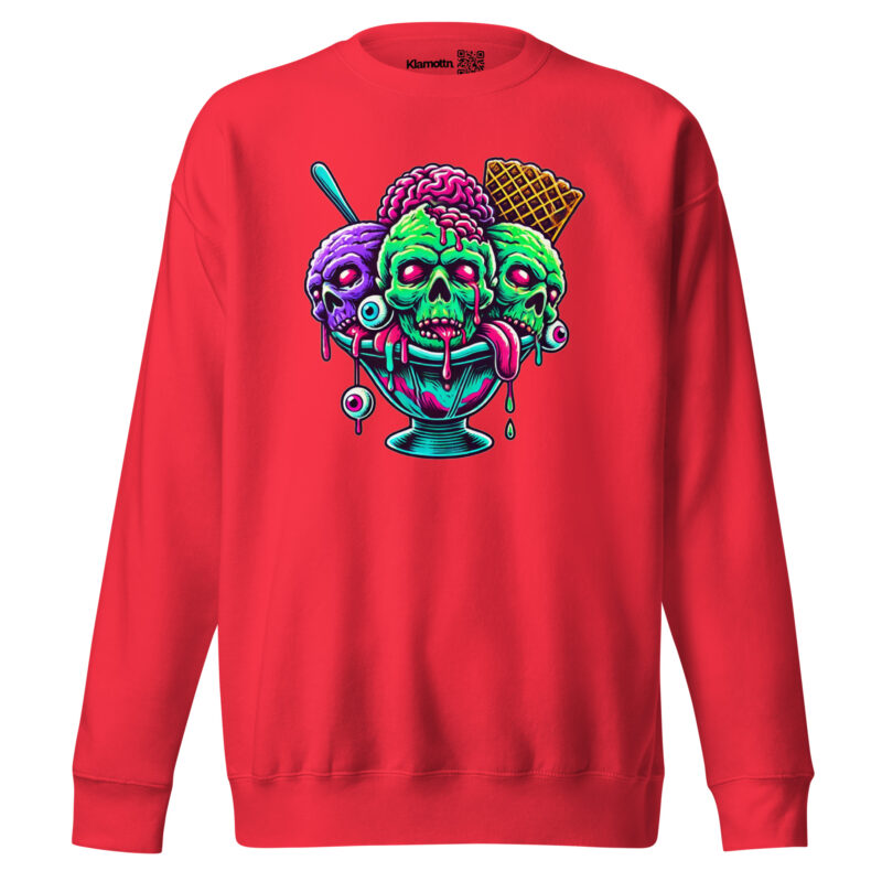 Zombie-Sundae Unisex-Premium-Pullover – Sweatshirts – klamottn.de