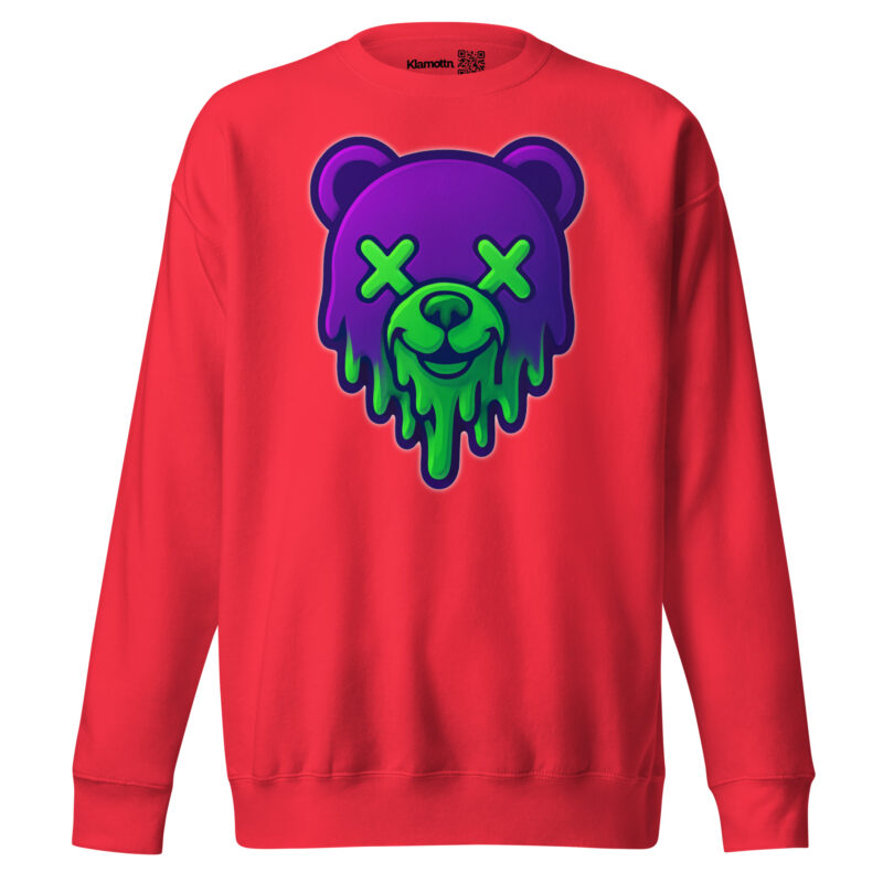 Toxic Bear Vibes Unisex-Premium-Pullover – Sweatshirts – klamottn.de