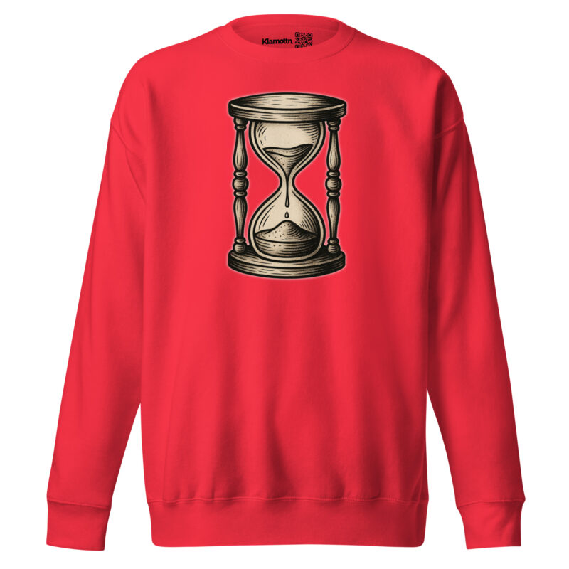 Zeit vergeht Sanduhr Unisex-Premium-Pullover – Sweatshirts – klamottn.de