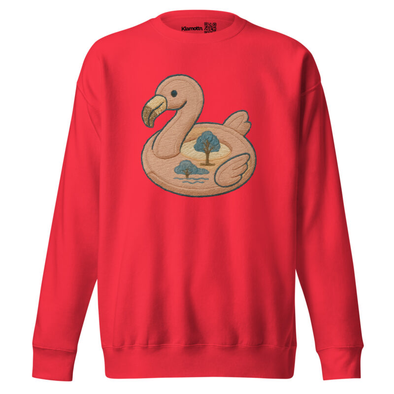 Flamingo Oase Unisex-Premium-Pullover – Sweatshirts – klamottn.de