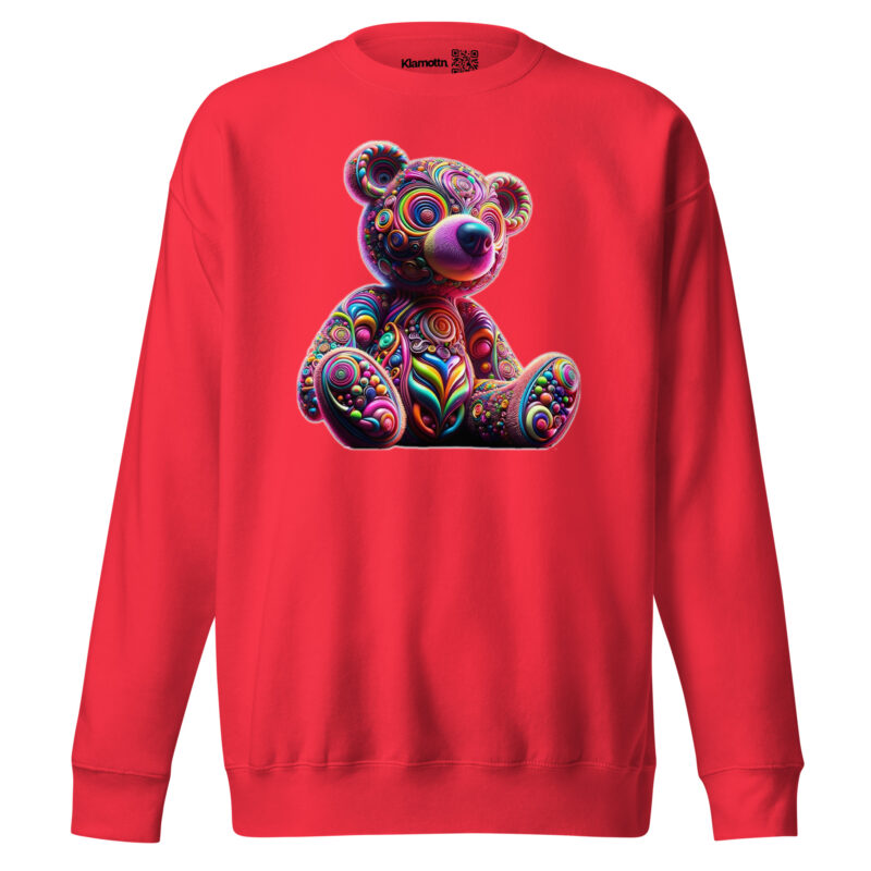Psychedelic Bär Unisex-Premium-Pullover – Sweatshirts – klamottn.de