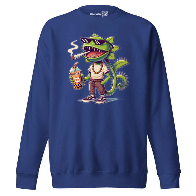 Chillige Venusfliegenfalle Unisex-Premium-Pullover – Sweatshirts – klamottn.de