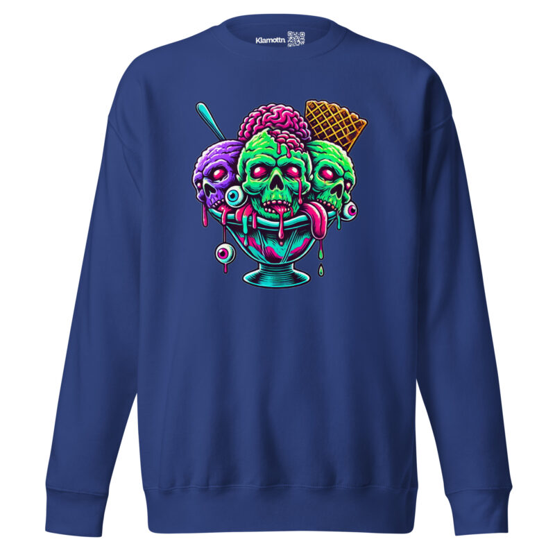 Zombie-Sundae Unisex-Premium-Pullover – Sweatshirts – klamottn.de