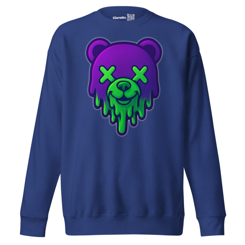 Toxic Bear Vibes Unisex-Premium-Pullover – Sweatshirts – klamottn.de