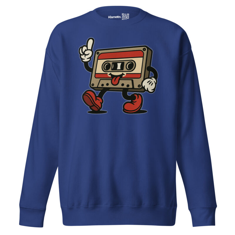 Retro Kassette Unisex-Premium-Pullover – Sweatshirts – klamottn.de