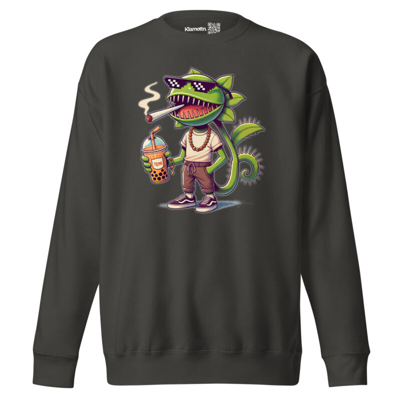Chillige Venusfliegenfalle Unisex-Premium-Pullover – Sweatshirts – klamottn.de