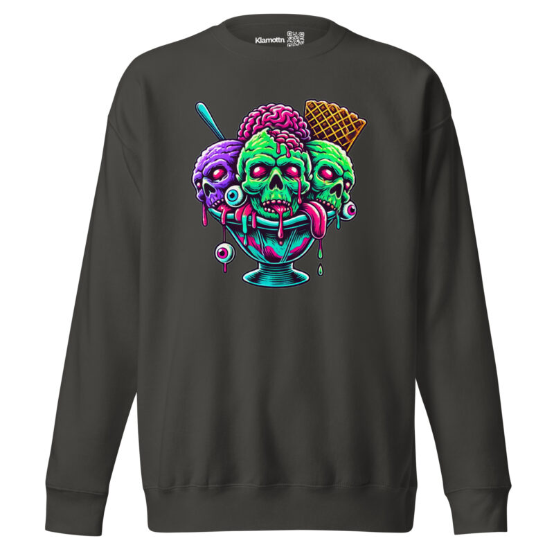Zombie-Sundae Unisex-Premium-Pullover – Sweatshirts – klamottn.de