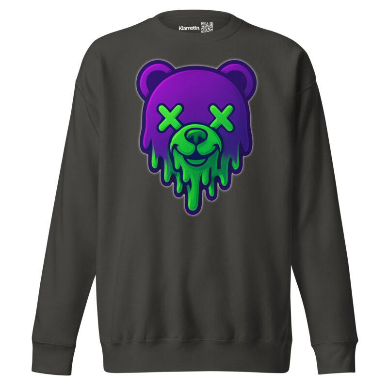 Toxic Bear Vibes Unisex-Premium-Pullover – Sweatshirts – klamottn.de