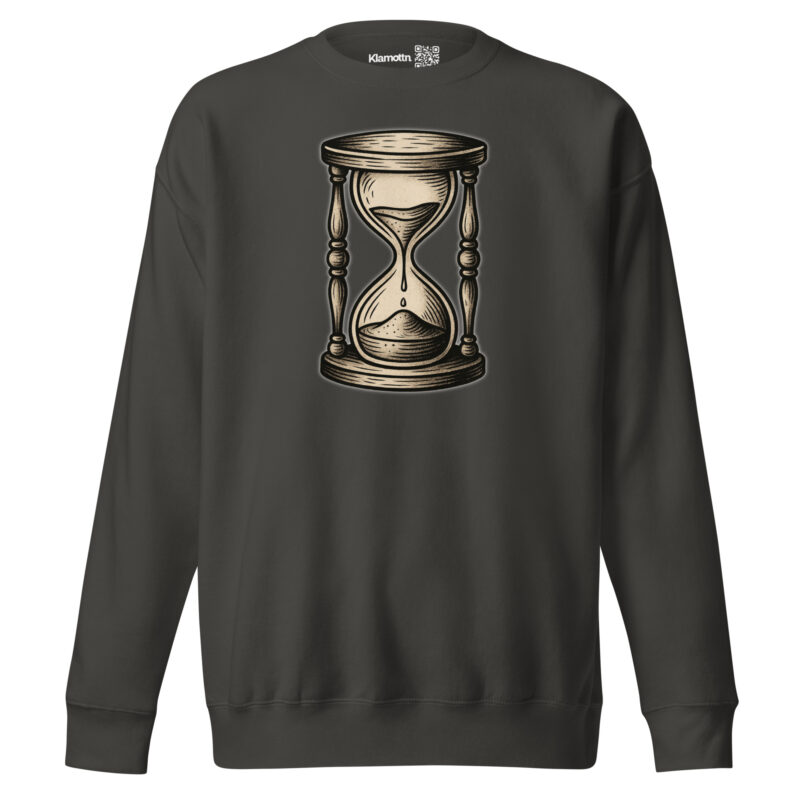 Zeit vergeht Sanduhr Unisex-Premium-Pullover – Sweatshirts – klamottn.de