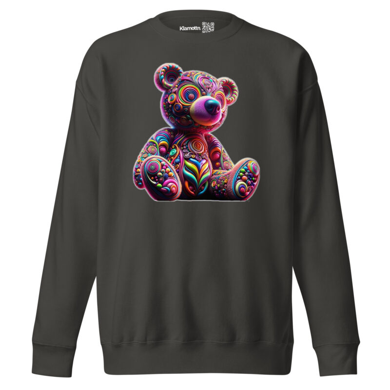 Psychedelic Bär Unisex-Premium-Pullover – Sweatshirts – klamottn.de