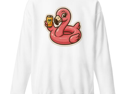 Flamingo mit Sommerdrink Unisex-Premium-Pullover – Sweatshirts – klamottn.de Flamingo mit Sommerdrink Unisex-Premium-Pullover – Sweatshirts – klamottn.de