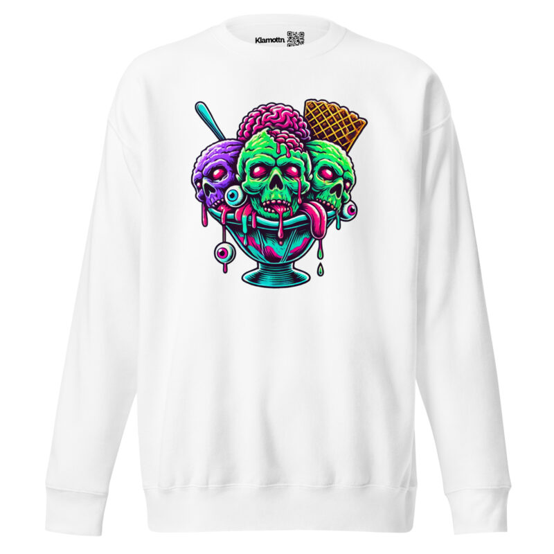 Zombie-Sundae Unisex-Premium-Pullover – Sweatshirts – klamottn.de