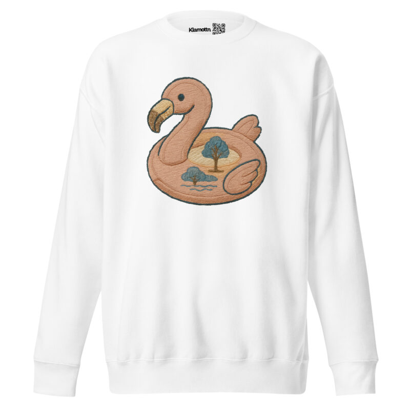Flamingo Oase Unisex-Premium-Pullover – Sweatshirts – klamottn.de