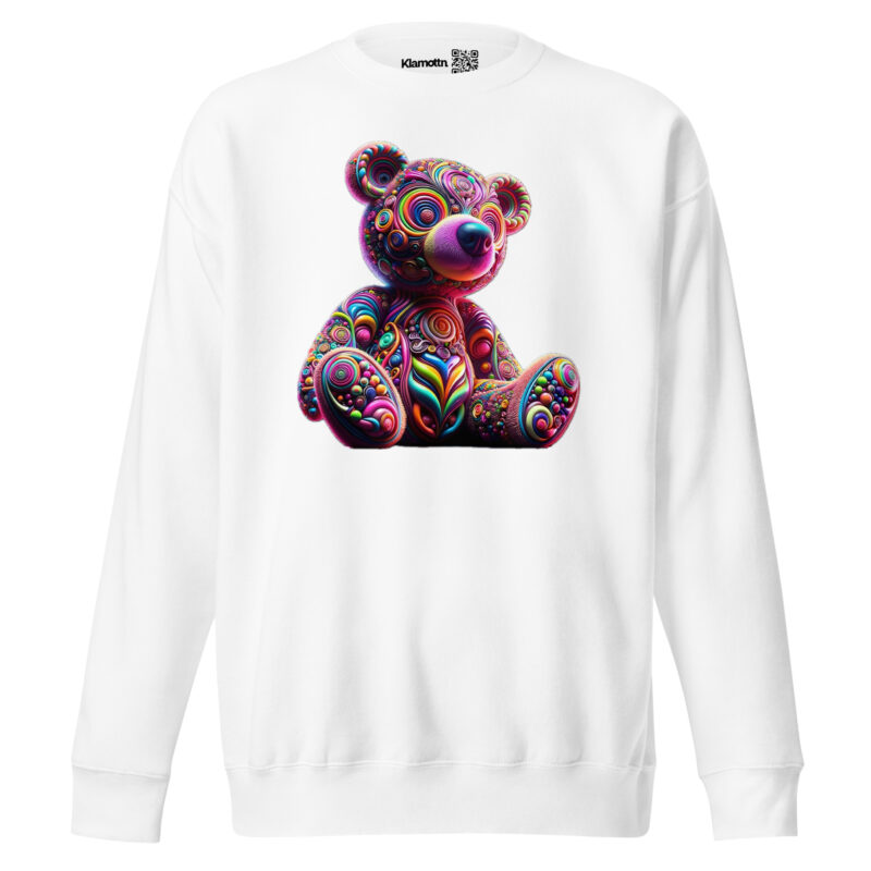 Psychedelic Bär Unisex-Premium-Pullover – Sweatshirts – klamottn.de