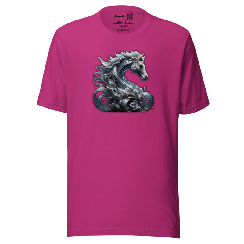 Majestät des silbernen Pferdes Unisex-T-Shirt – T-Shirts – klamottn.de
