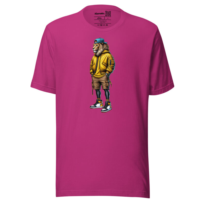 Löwe im Streetwear-Style Unisex-T-Shirt – T-Shirts – klamottn.de