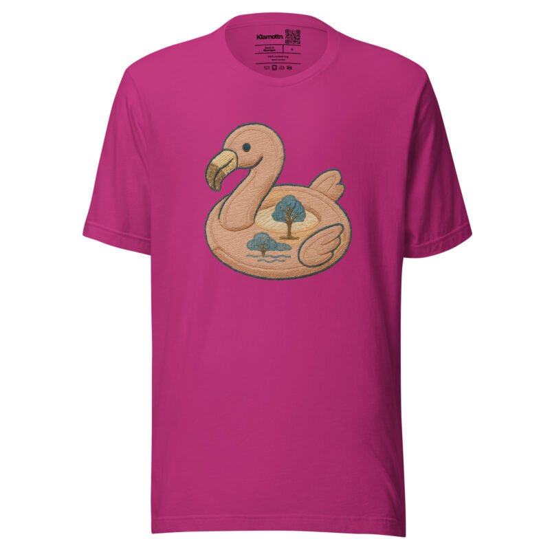 Flamingo Oase Unisex-T-Shirt – T-Shirts – klamottn.de