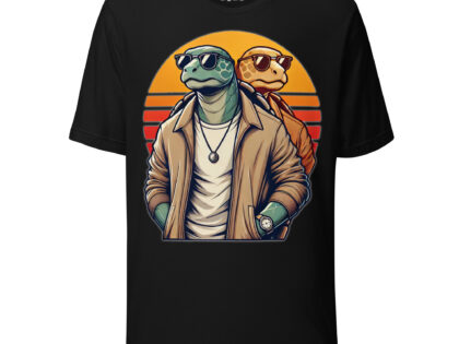 Schildkröten im Retro-Sunset-Style Unisex-T-Shirt – T-Shirts – klamottn.de Schildkröten im Retro-Sunset-Style Unisex-T-Shirt – T-Shirts – klamottn.de