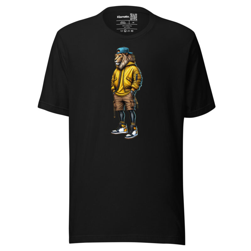 Löwe im Streetwear-Style Unisex-T-Shirt – T-Shirts – klamottn.de
