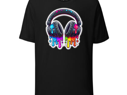 Kopfhörer im Farbrausch Unisex-T-Shirt – T-Shirts – klamottn.de Kopfhörer im Farbrausch Unisex-T-Shirt – T-Shirts – klamottn.de