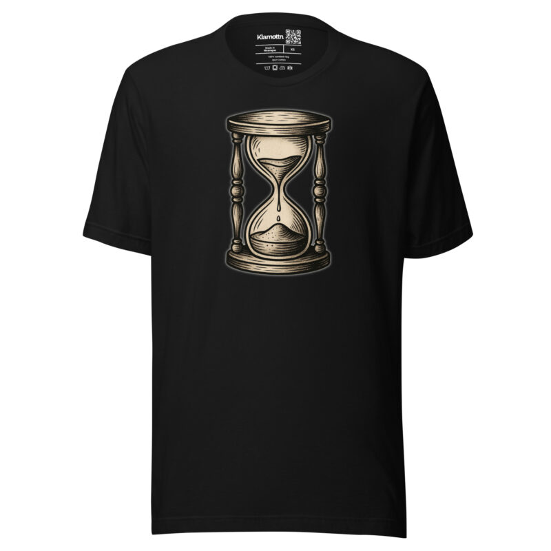 Zeit vergeht Sanduhr Unisex-T-Shirt – T-Shirts – klamottn.de