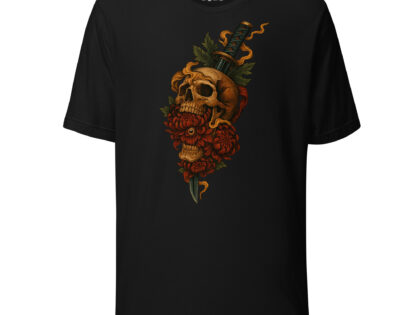 Schädel & Klinge - Das Auge der Vergänglichkeit Unisex-T-Shirt – T-Shirts – klamottn.de Schädel & Klinge - Das Auge der Vergänglichkeit Unisex-T-Shirt – T-Shirts – klamottn.de