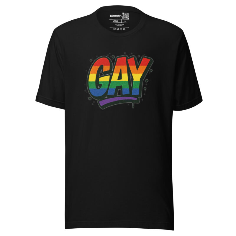Gay Graffiti Pride Unisex-T-Shirt – T-Shirts – klamottn.de
