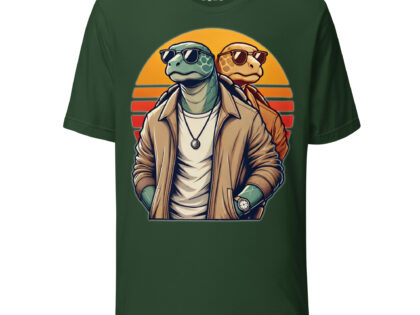 Schildkröten im Retro-Sunset-Style Unisex-T-Shirt – T-Shirts – klamottn.de Schildkröten im Retro-Sunset-Style Unisex-T-Shirt – T-Shirts – klamottn.de