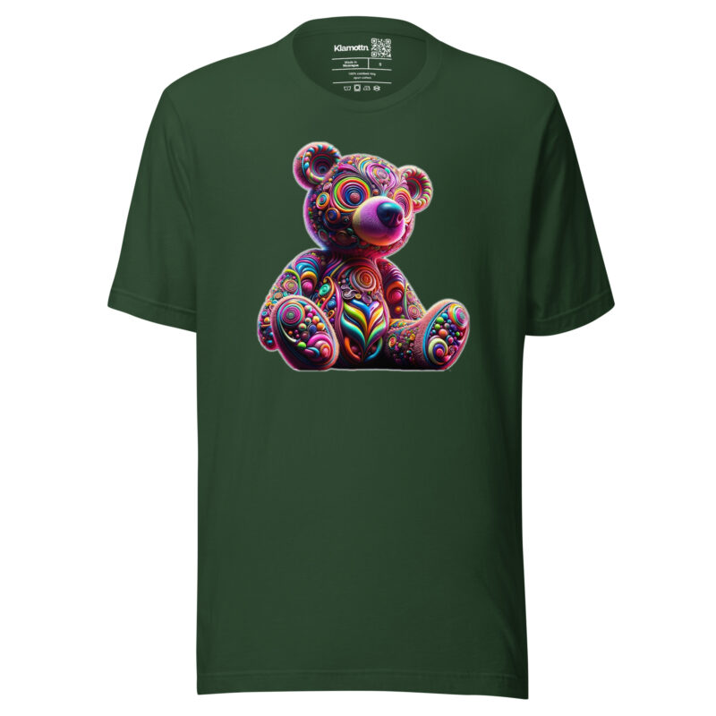 Psychedelic Bär Unisex-T-Shirt – T-Shirts – klamottn.de