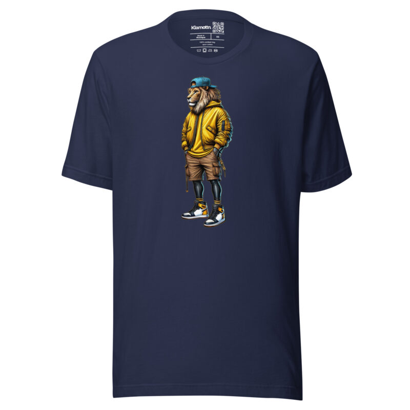 Löwe im Streetwear-Style Unisex-T-Shirt – T-Shirts – klamottn.de