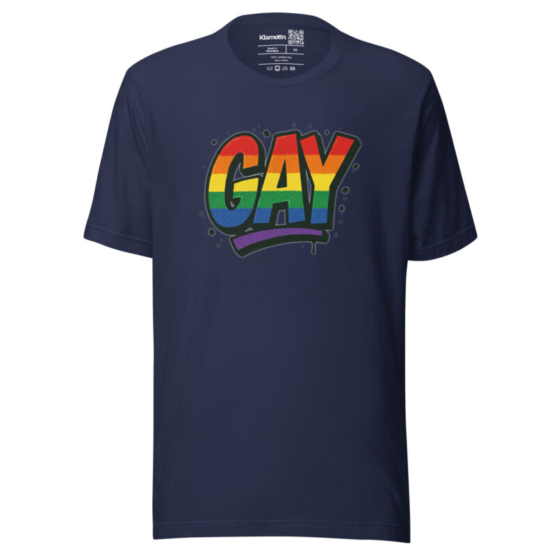Gay Graffiti Pride Unisex-T-Shirt – T-Shirts – klamottn.de