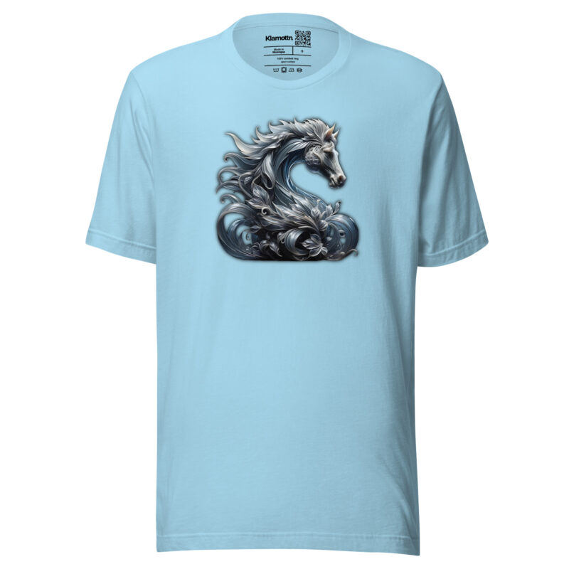 Majestät des silbernen Pferdes Unisex-T-Shirt – T-Shirts – klamottn.de