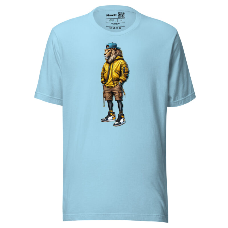 Löwe im Streetwear-Style Unisex-T-Shirt – T-Shirts – klamottn.de