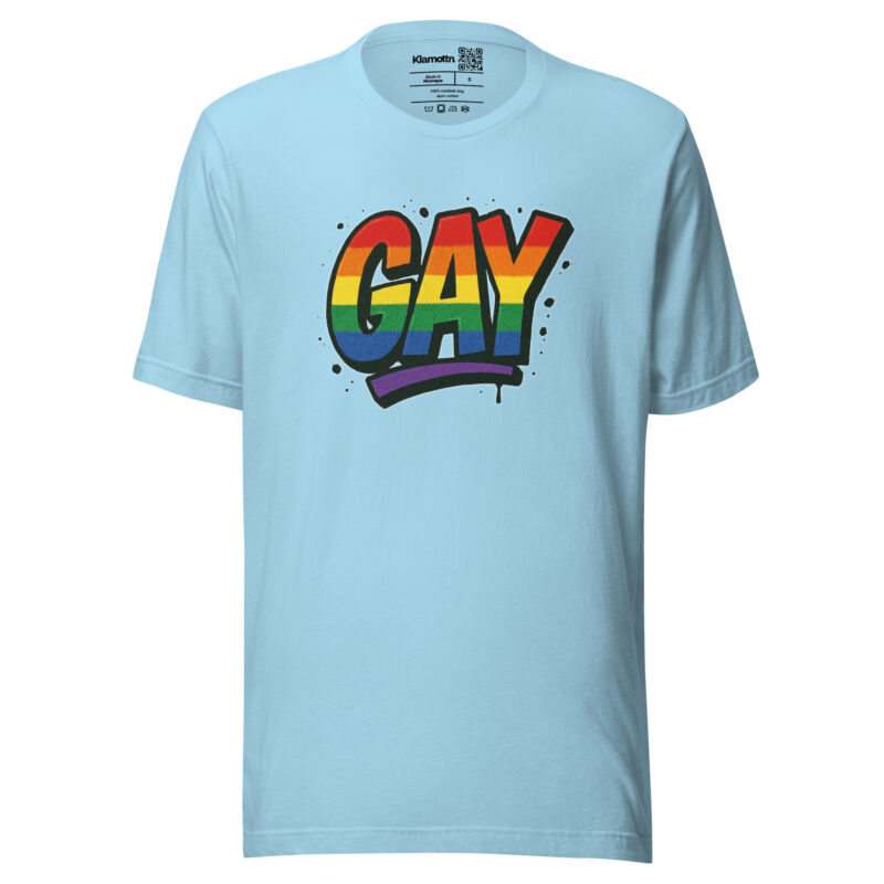 Gay Graffiti Pride Unisex-T-Shirt – T-Shirts – klamottn.de