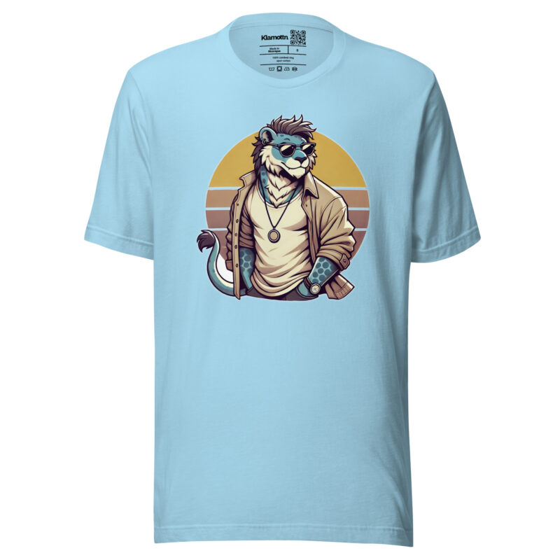 Retro-Leo im Streetstyle Unisex-T-Shirt – T-Shirts – klamottn.de