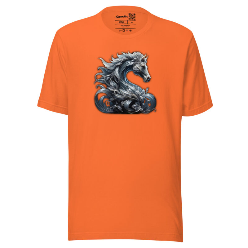 Majestät des silbernen Pferdes Unisex-T-Shirt – T-Shirts – klamottn.de