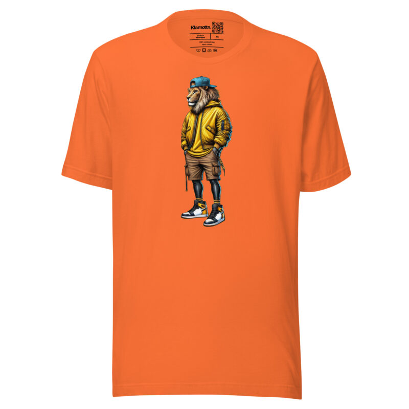 Löwe im Streetwear-Style Unisex-T-Shirt – T-Shirts – klamottn.de