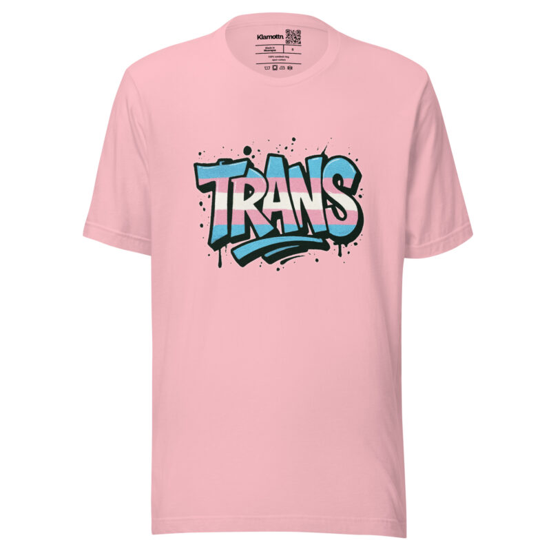 Trans Pride Graffiti Unisex-T-Shirt – T-Shirts – klamottn.de