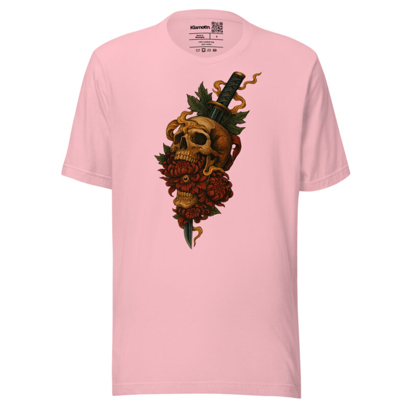 Schädel & Klinge - Das Auge der Vergänglichkeit Unisex-T-Shirt – T-Shirts – klamottn.de