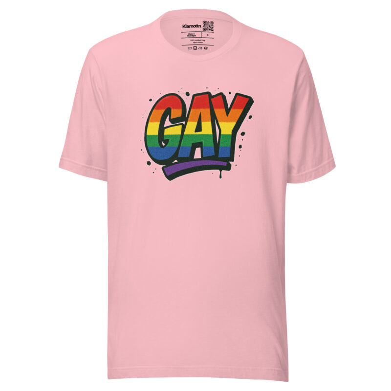 Gay Graffiti Pride Unisex-T-Shirt – T-Shirts – klamottn.de