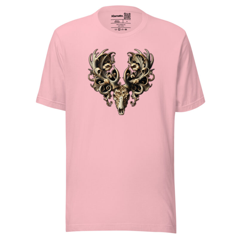 Ornamentaler Hirschschädel Unisex-T-Shirt – T-Shirts – klamottn.de