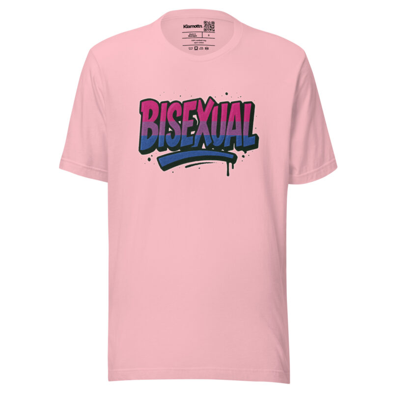 Bisexual Graffiti Statement Unisex-T-Shirt – T-Shirts – klamottn.de