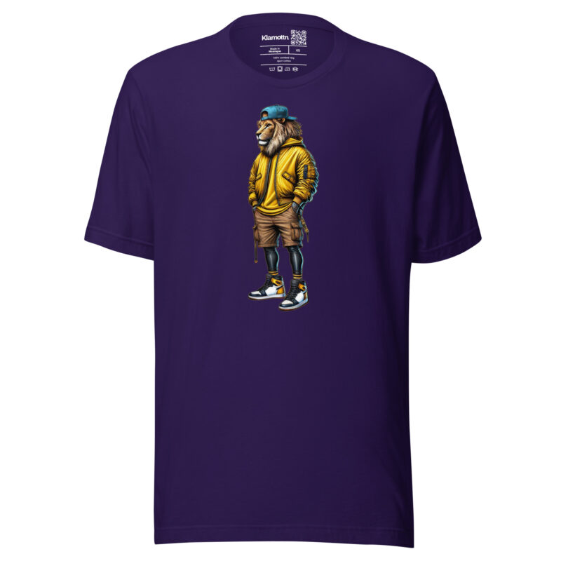 Löwe im Streetwear-Style Unisex-T-Shirt – T-Shirts – klamottn.de