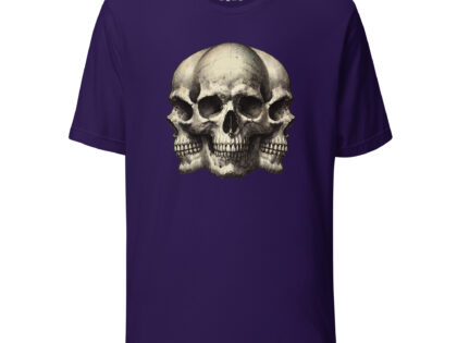 Dreifacher Totenschädel Unisex-T-Shirt – T-Shirts – klamottn.de Dreifacher Totenschädel Unisex-T-Shirt – T-Shirts – klamottn.de