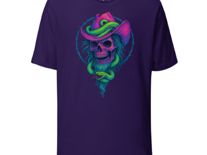 Schädelcowboy mit Schlange Unisex-T-Shirt – T-Shirts – klamottn.de Schädelcowboy mit Schlange Unisex-T-Shirt – T-Shirts – klamottn.de