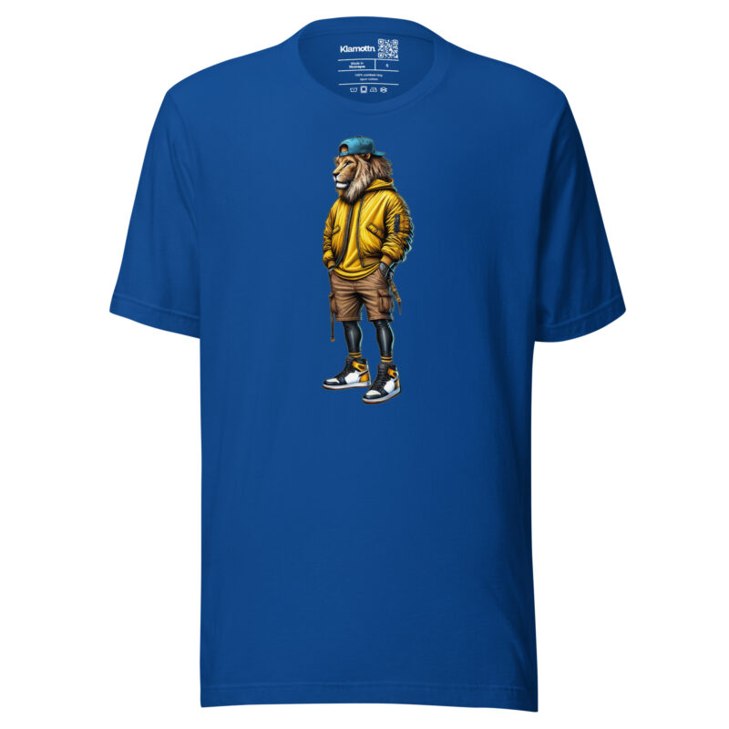 Löwe im Streetwear-Style Unisex-T-Shirt – T-Shirts – klamottn.de
