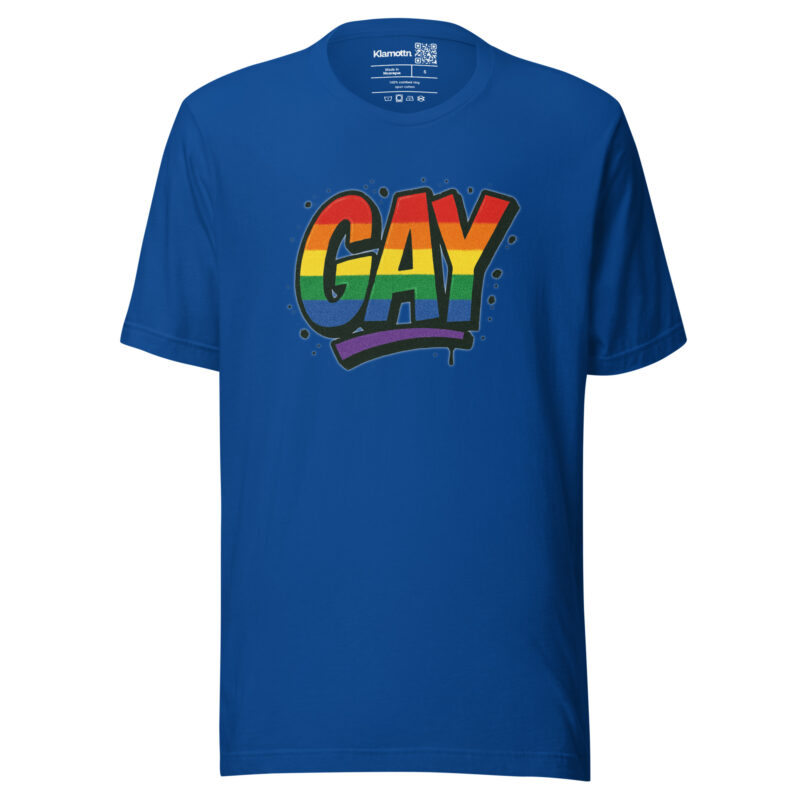 Gay Graffiti Pride Unisex-T-Shirt – T-Shirts – klamottn.de