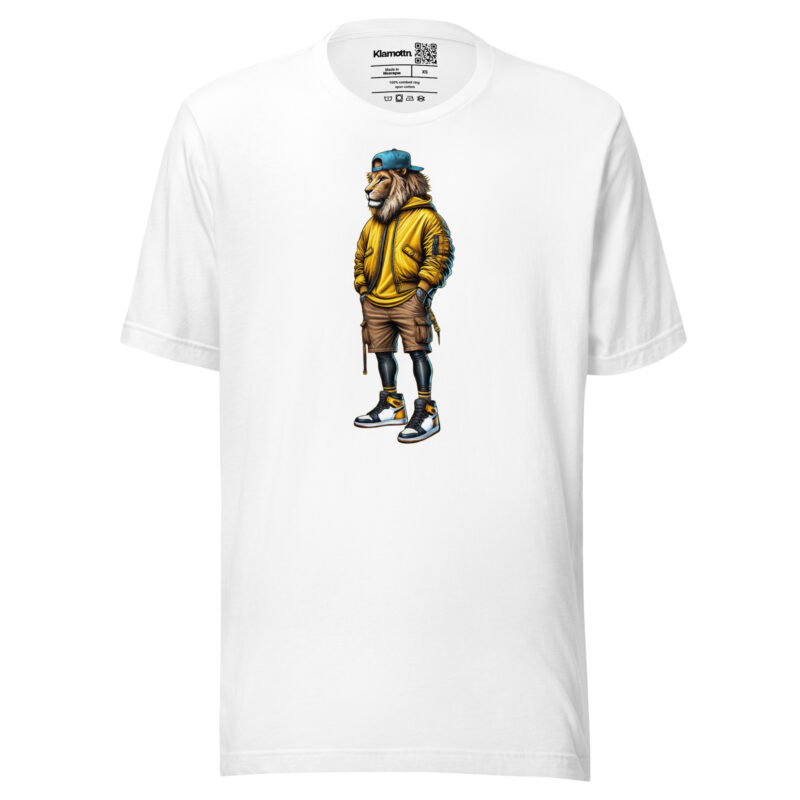 Löwe im Streetwear-Style Unisex-T-Shirt – T-Shirts – klamottn.de