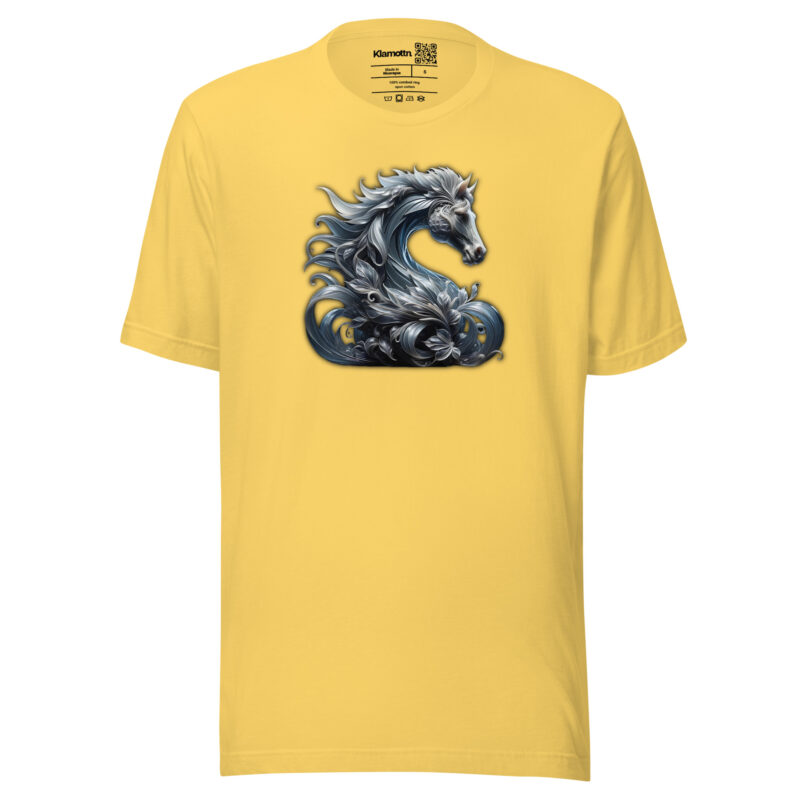 Majestät des silbernen Pferdes Unisex-T-Shirt – T-Shirts – klamottn.de